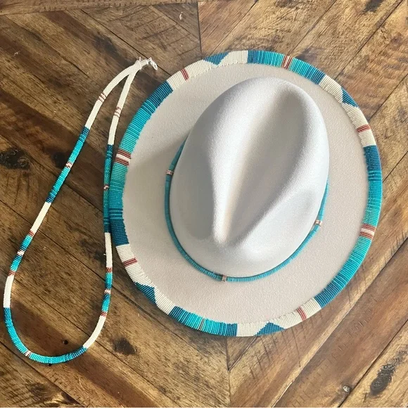 Accessories | Beautiful Beaded Fedora Hat Sold | Poshmark display picture 3